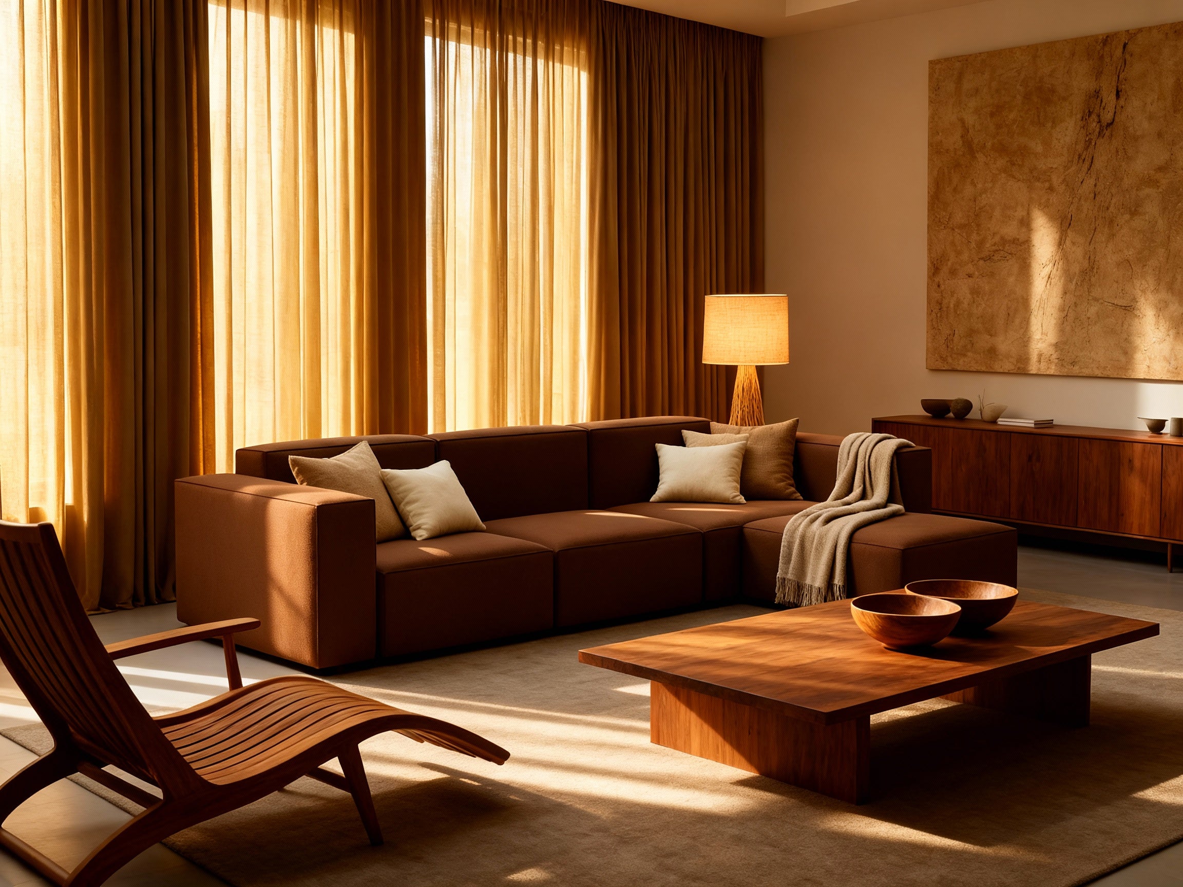 Harvey 4-seater L-shaped modular sofa with bed function