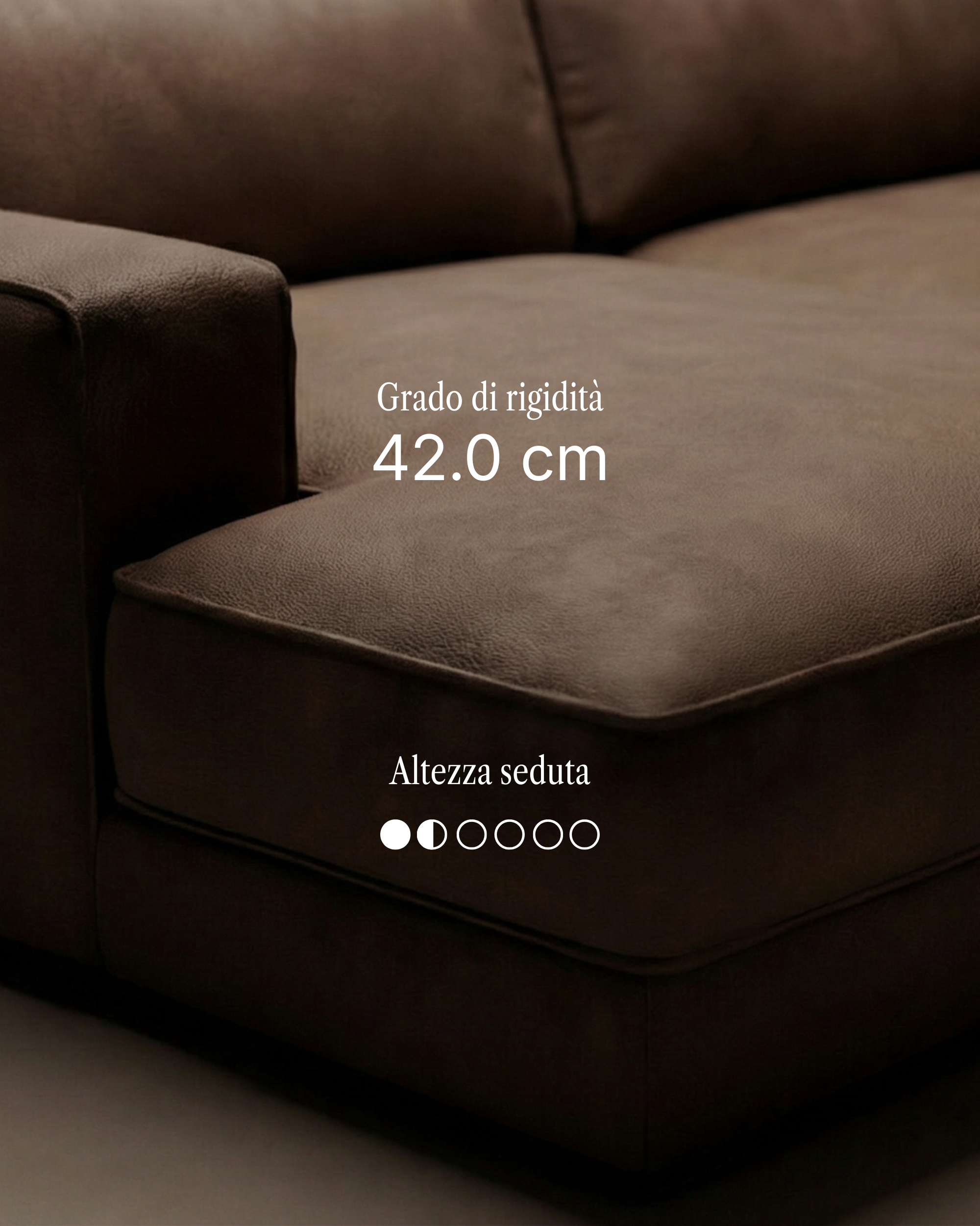 Divano modulare Terra L 4 posti con funzione letto