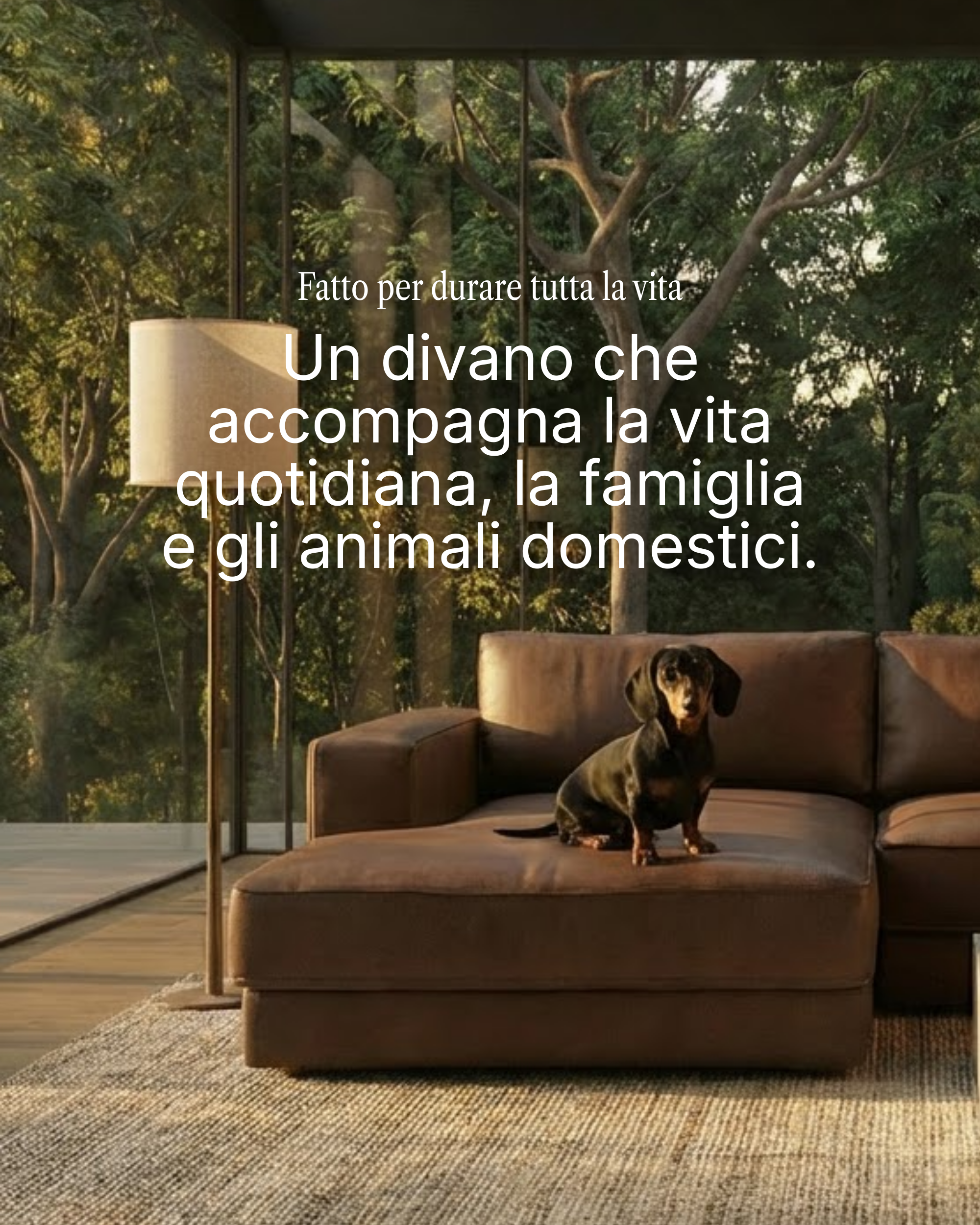 Divano modulare Terra L 4 posti con funzione letto