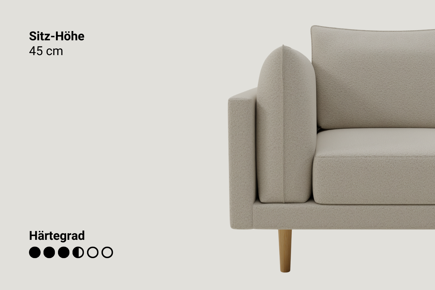 Divano modulare Donna 2 posti con funzione letto