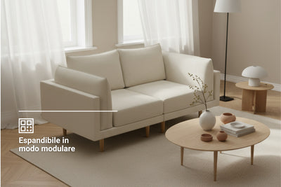 Divano modulare Donna 2 posti con funzione letto