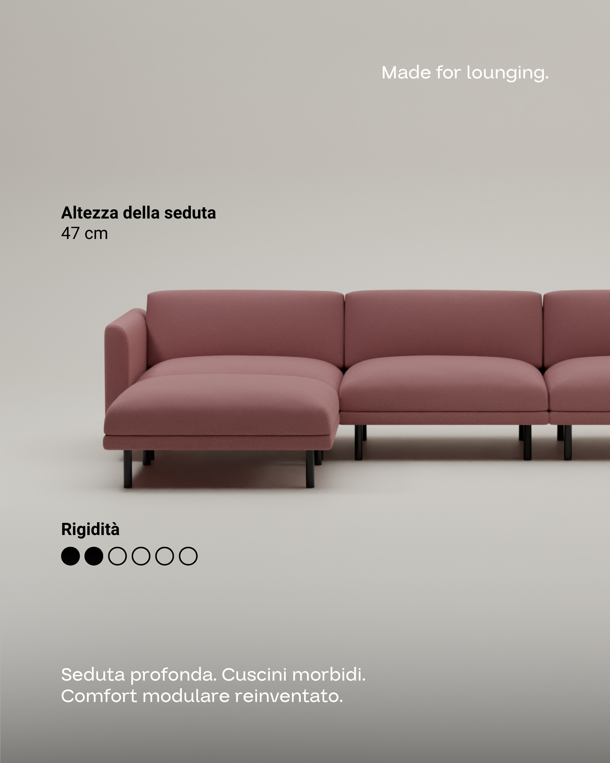 Aera modular corner sofa