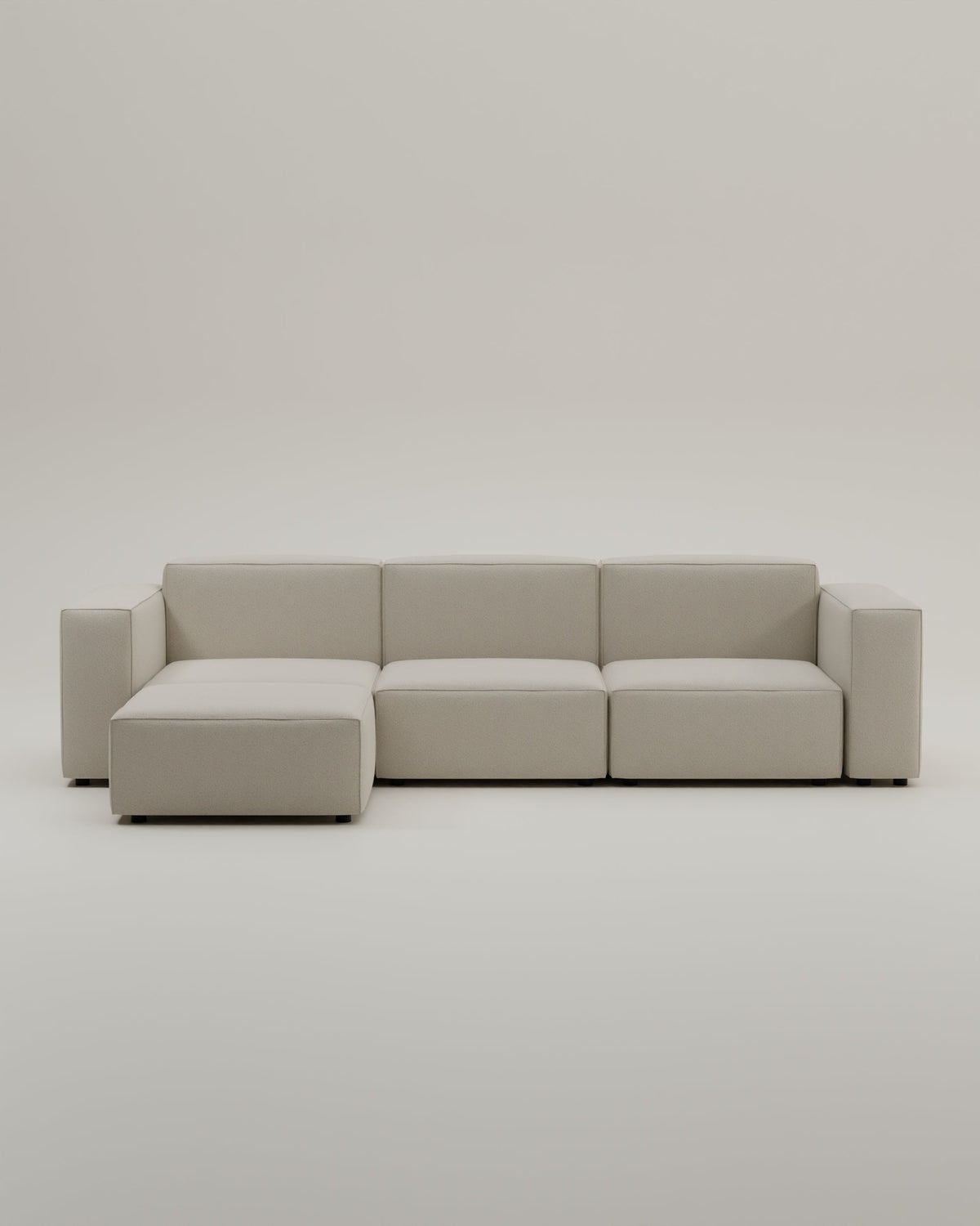 Harvey 4-seater L-shaped modular sofa with bed function