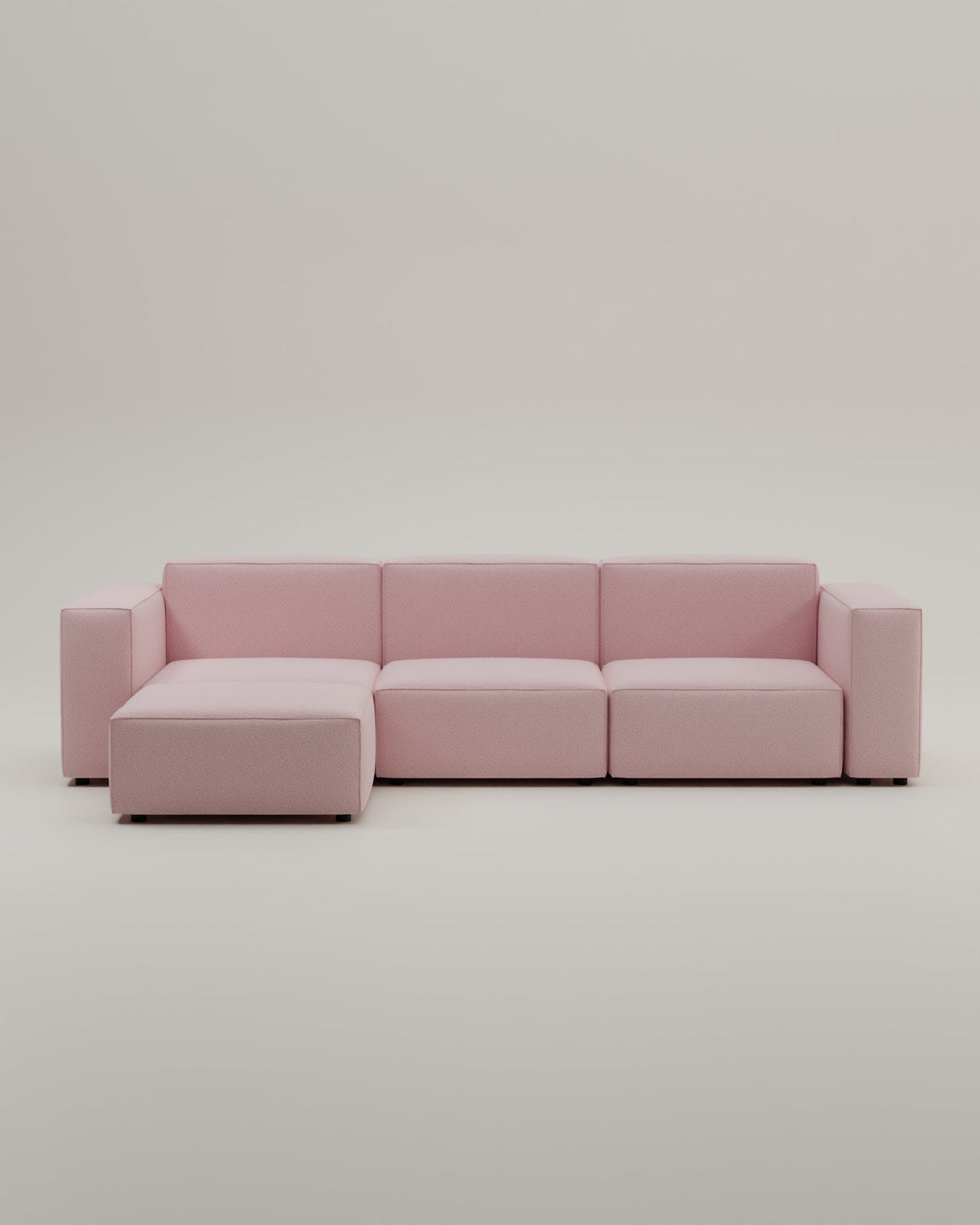 Harvey 4-seater L-shaped modular sofa with bed function