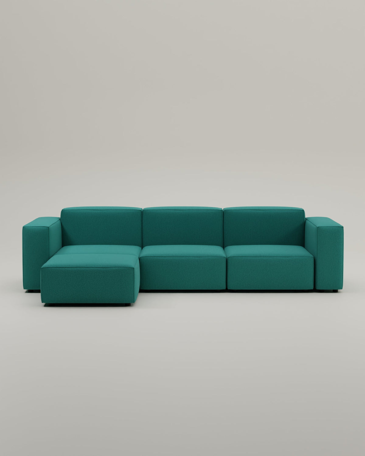 Harvey 4-seater L-shaped modular sofa with bed function