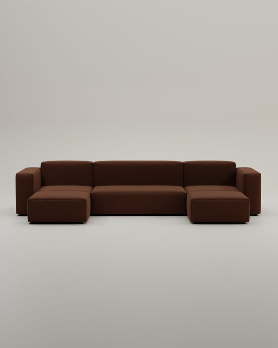 Harvey U-shaped modular sofa / lounge with bed function