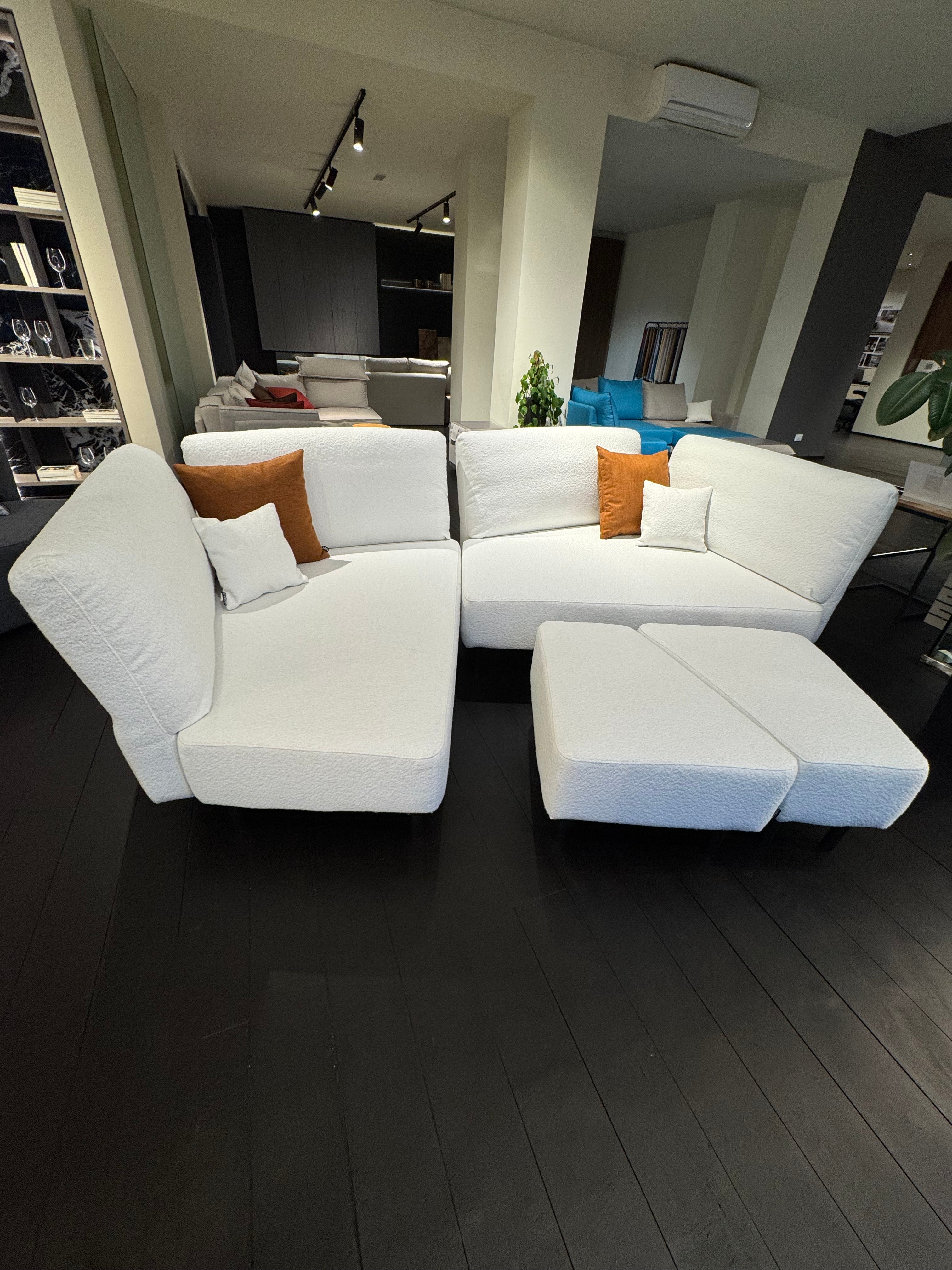 Outlet - Divano modulare Mike con funzione letto