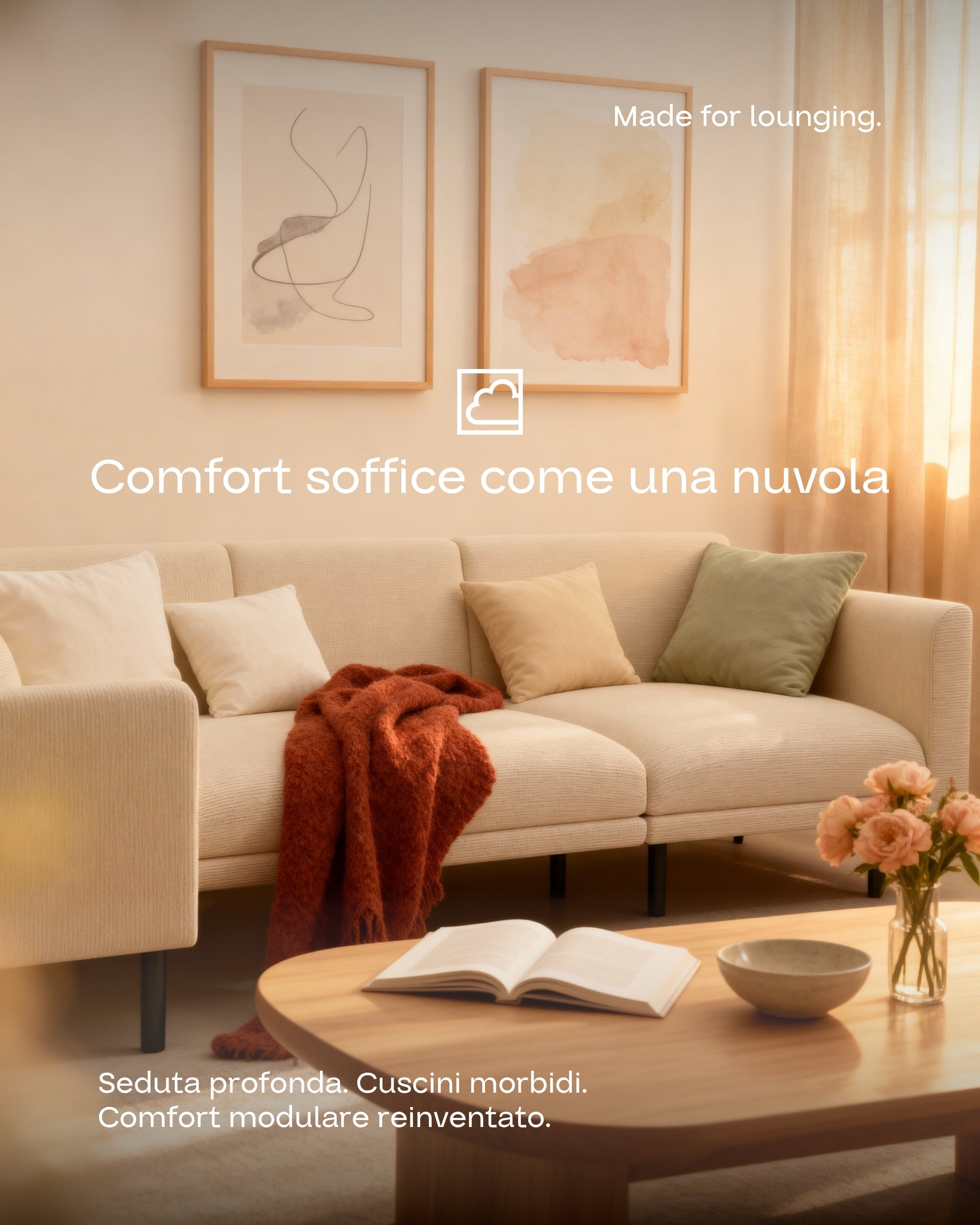 Divano modulare Aera angolare XL