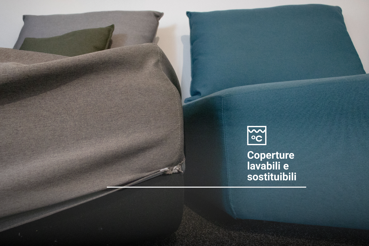 Katrina modular sofa with rest function