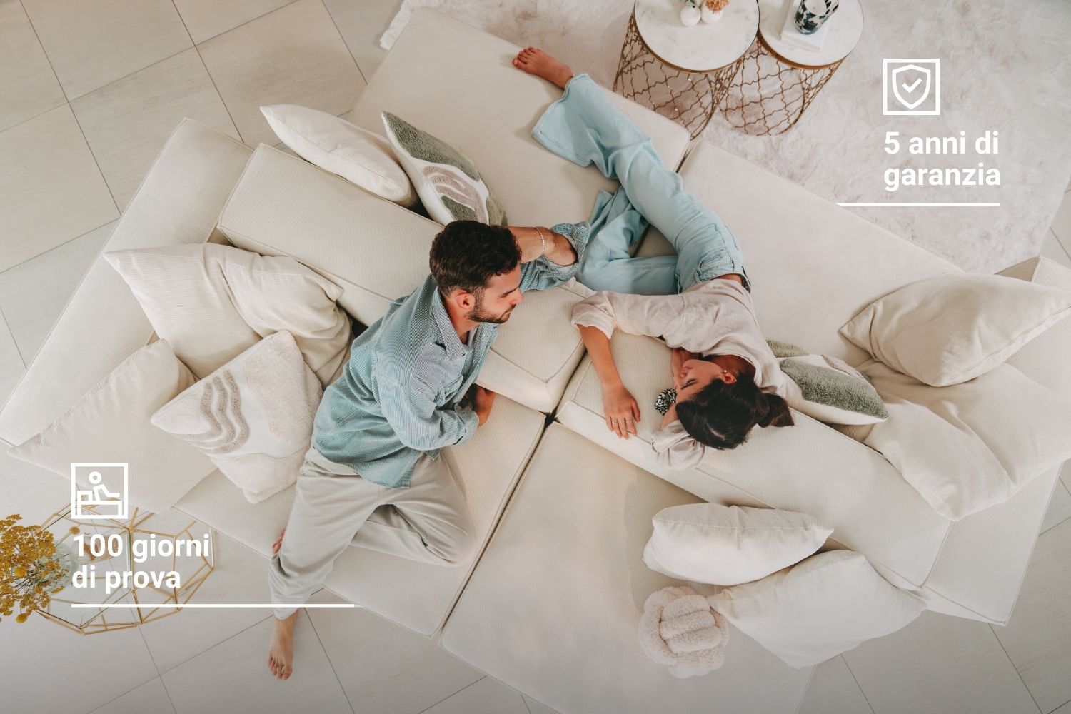 Outlet - Divano modulare Harvey con funzione letto - Individuell Alec
