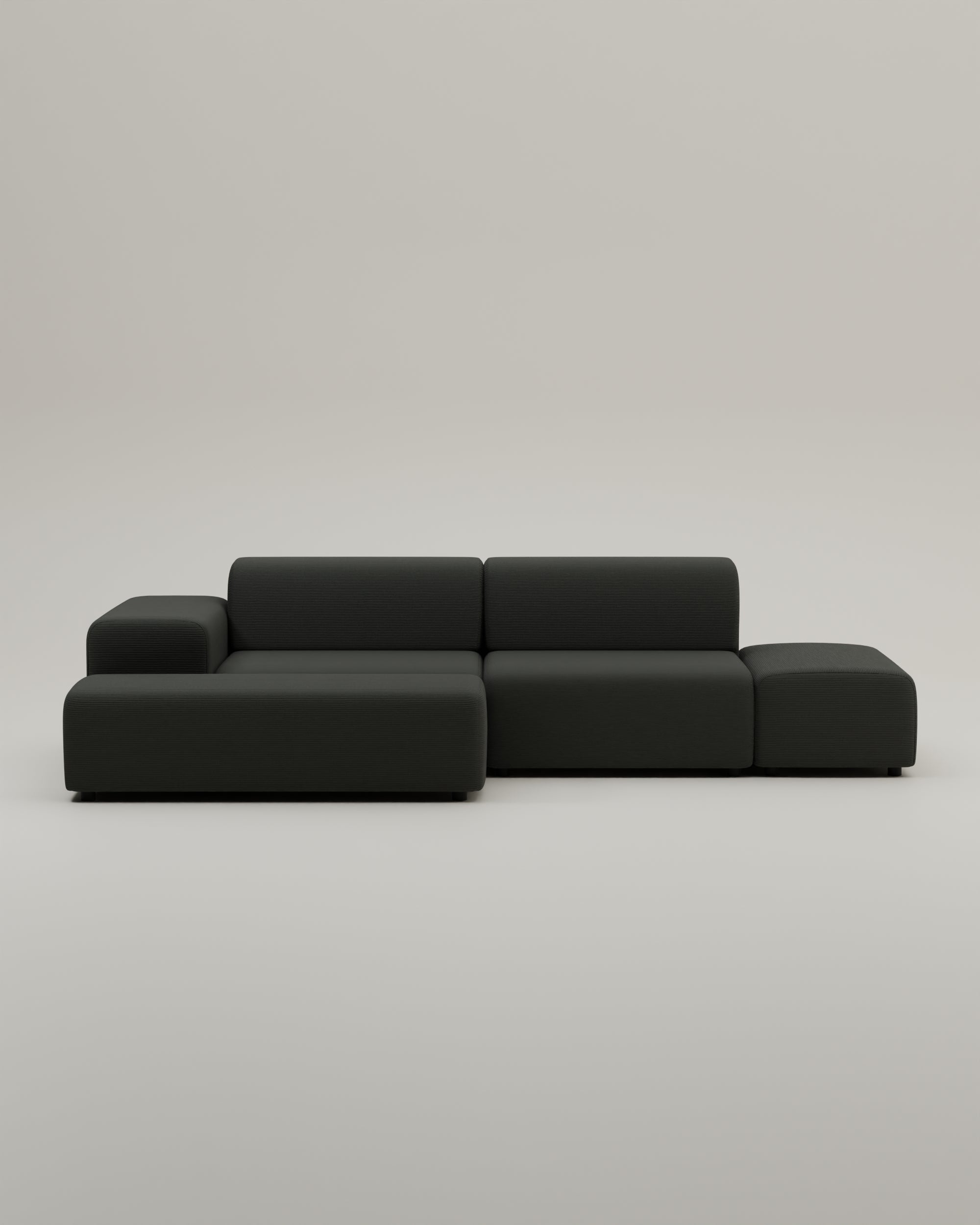 Nina 4-seater modular corner sofa with bed function