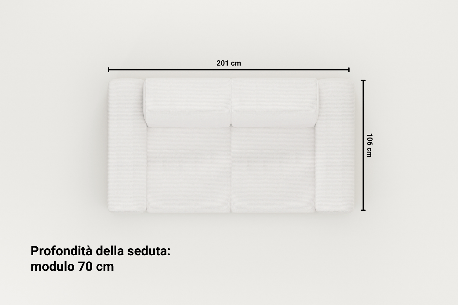 Divano modulare ad angolo Nina 4 posti con funzione letto