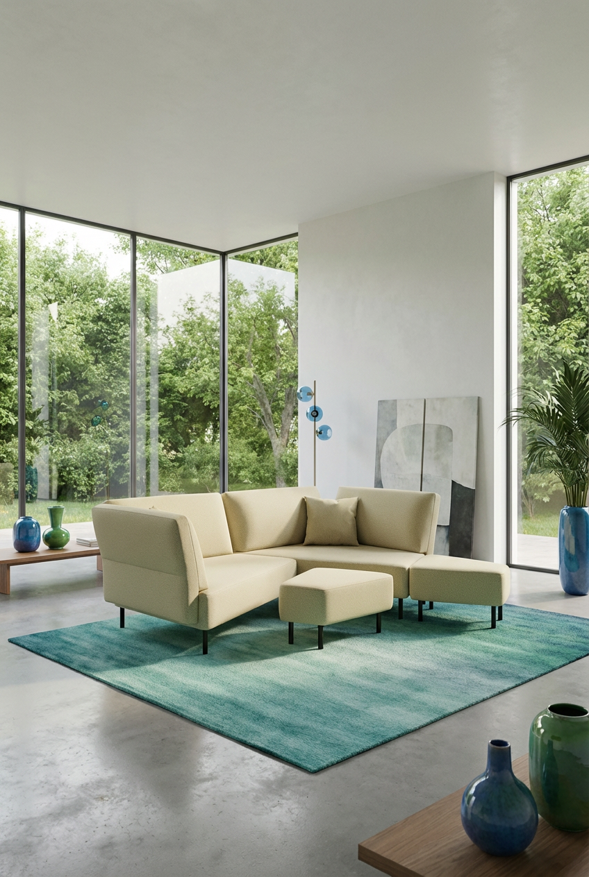 Mike modular sofa with bed function