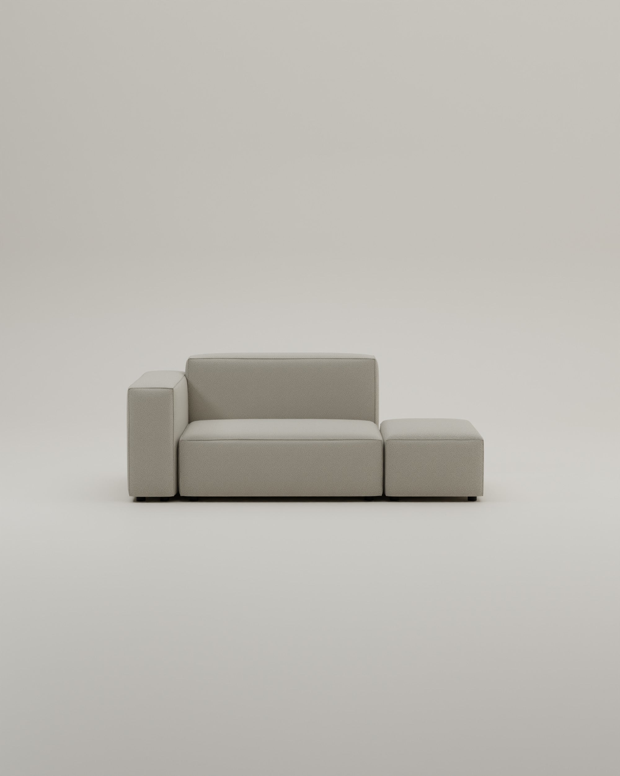 Italian Harvey open 2-seater modular sofa