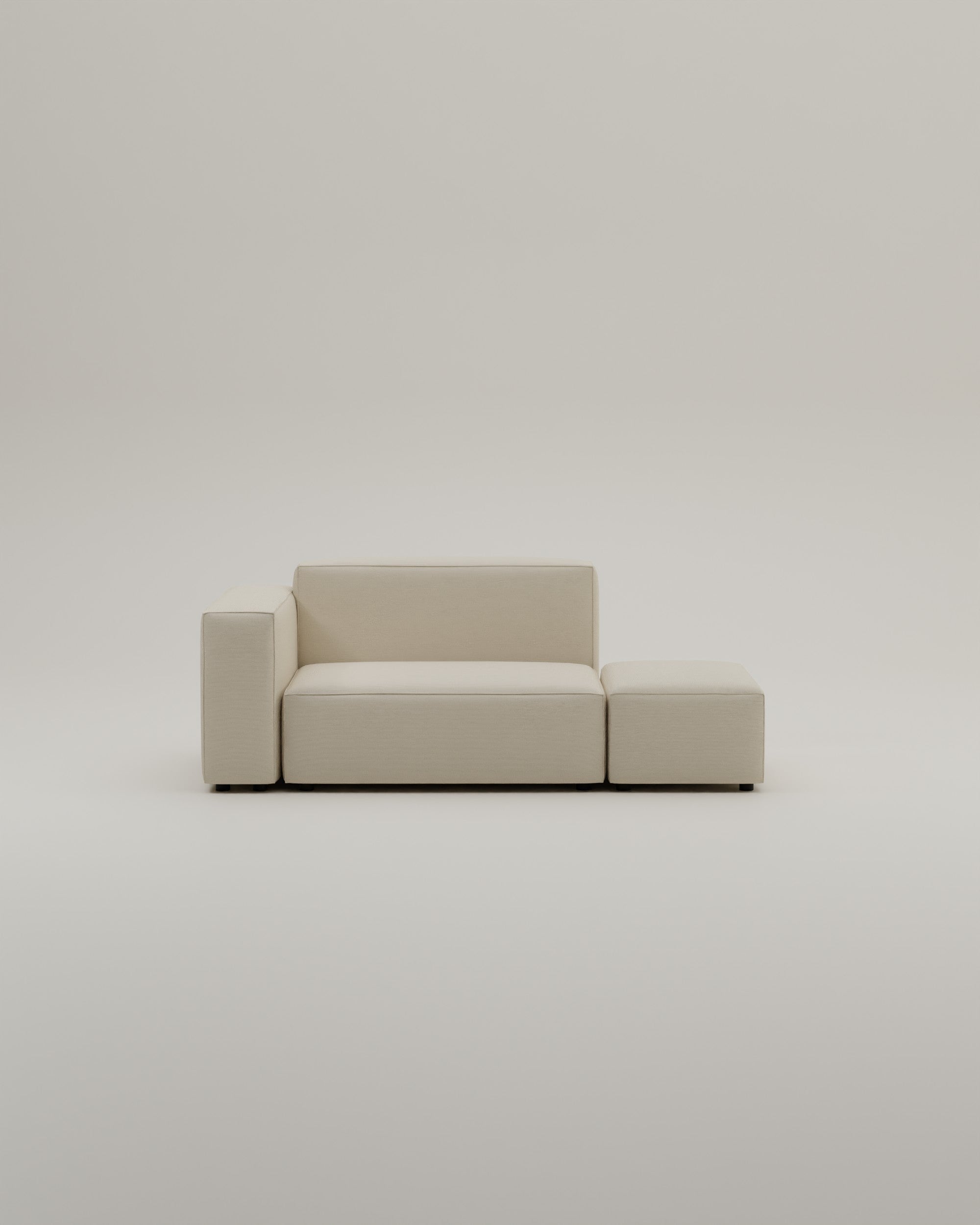Italian Harvey open 2-seater modular sofa