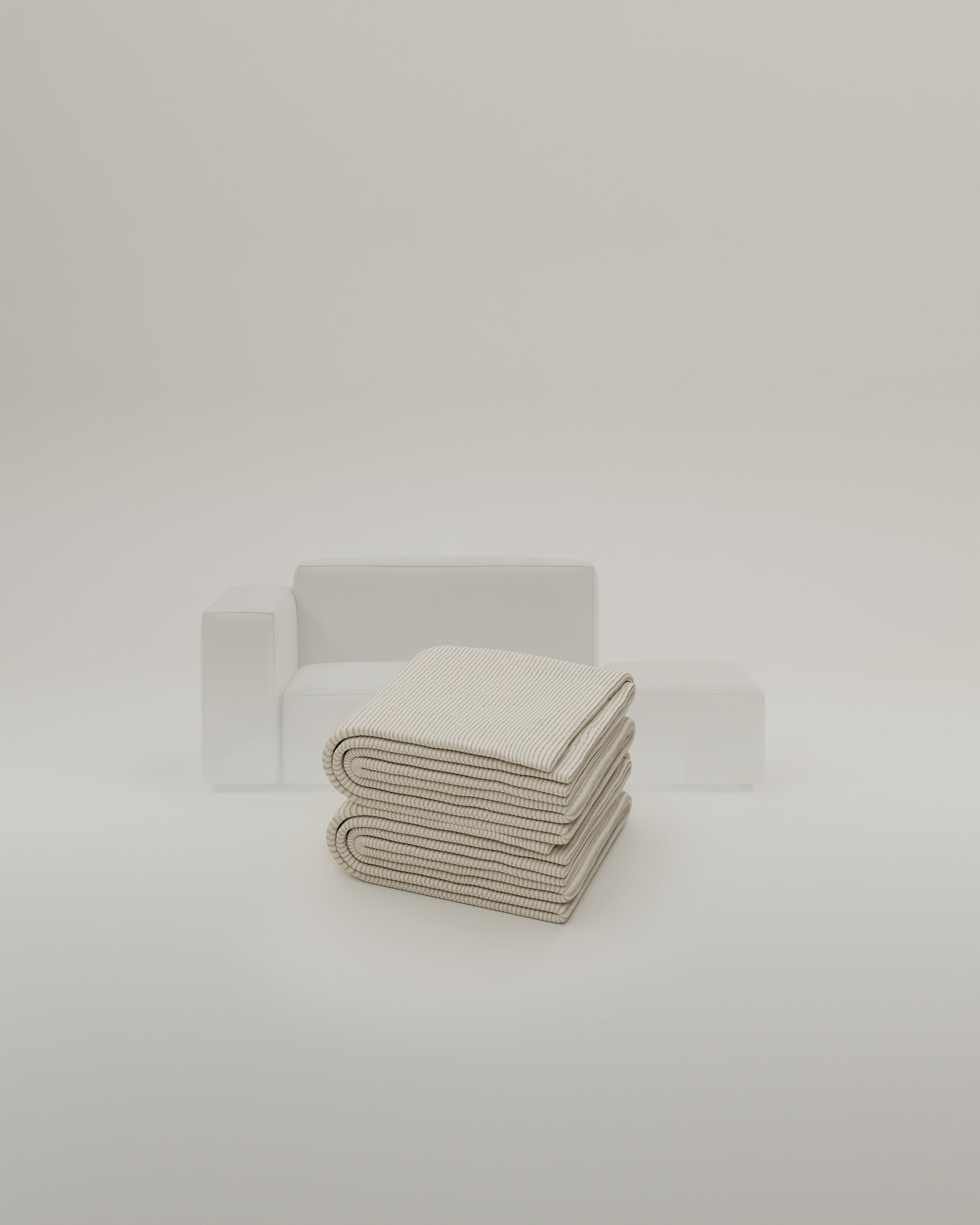 Fabric upholstery - Italian Harvey open 2-seater modular sofa