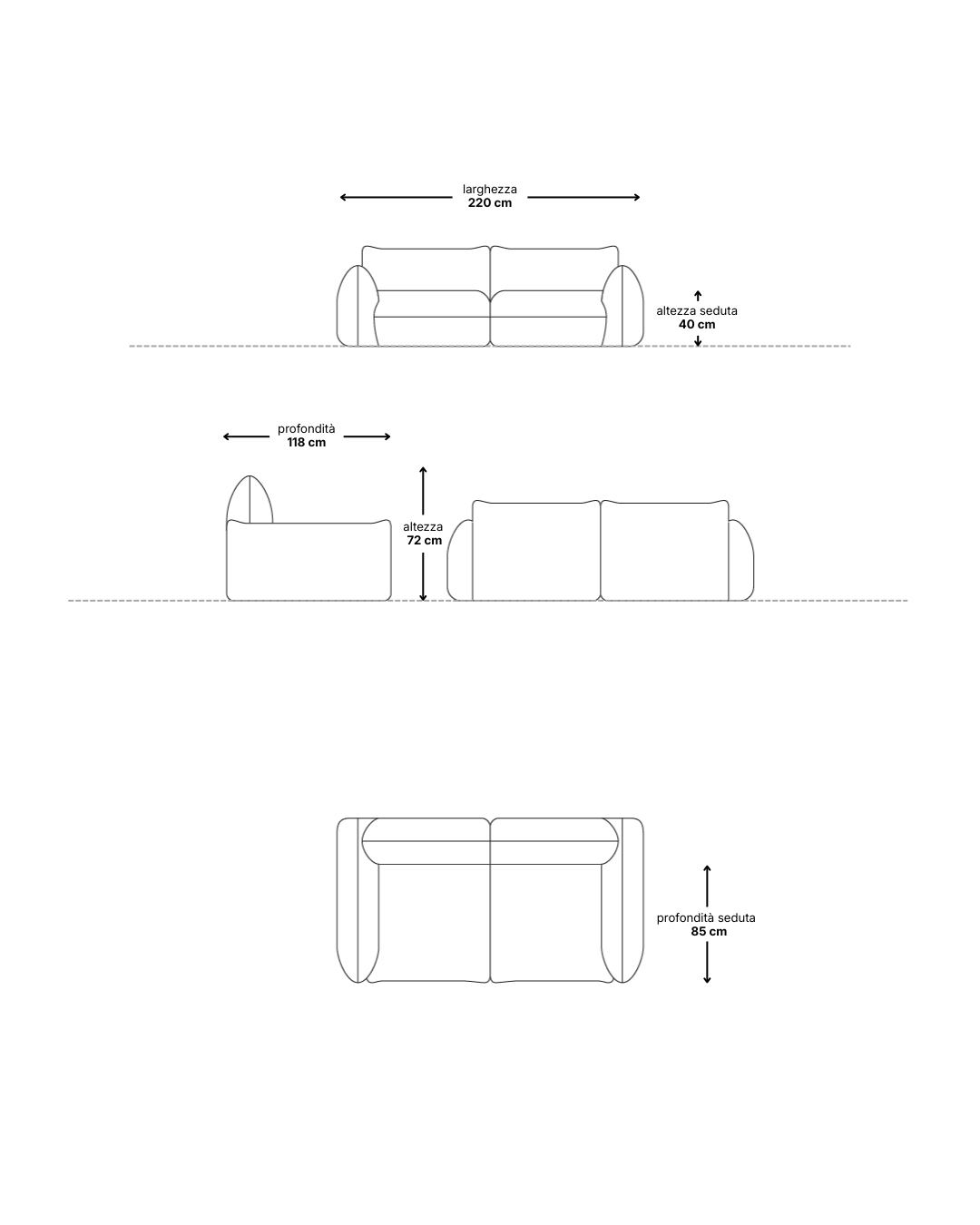 Luma Modular Sofa 2 Seater