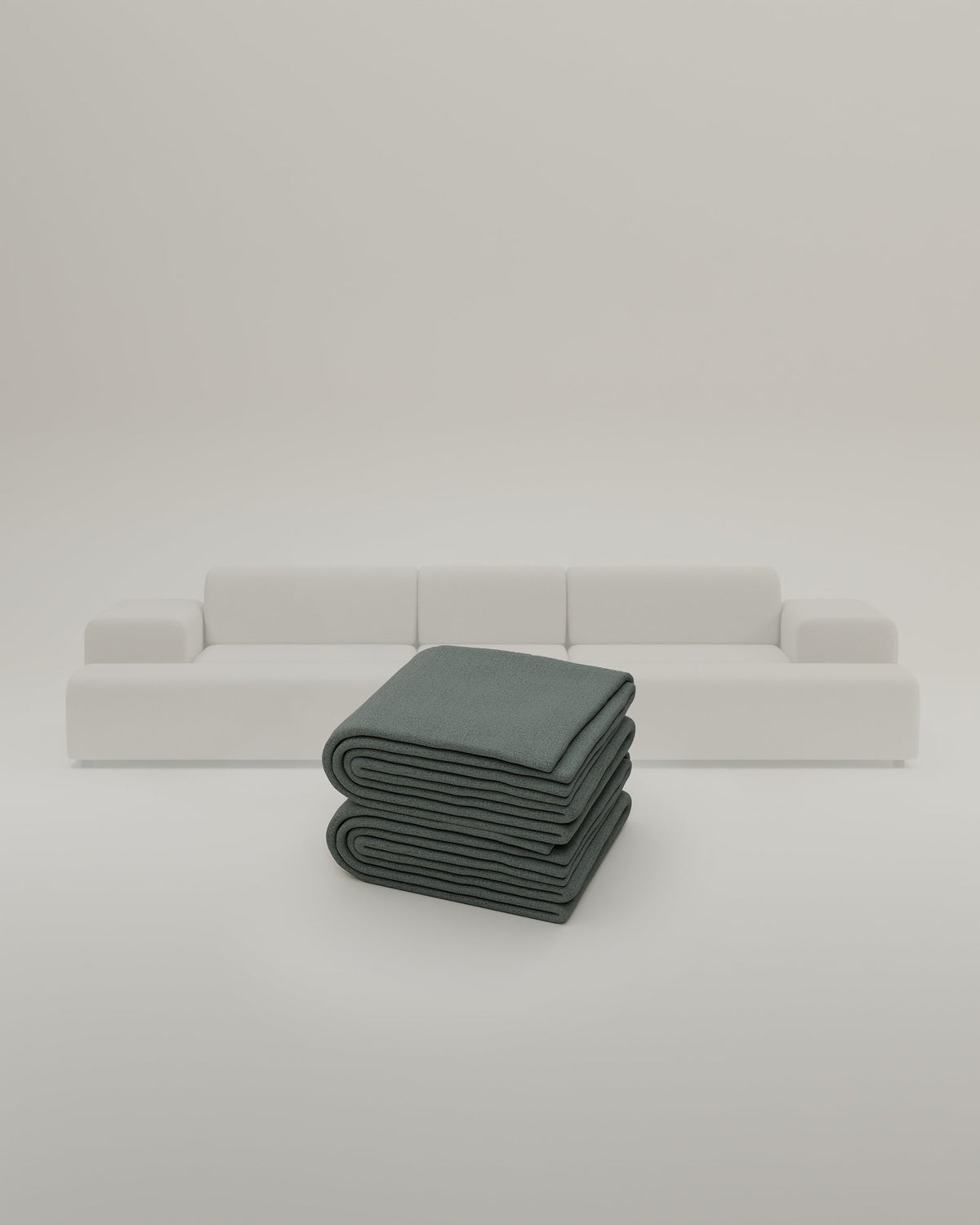 Rivestimento in tessuto – Divano modulare Nina a forma di U / salotto con funzione letto