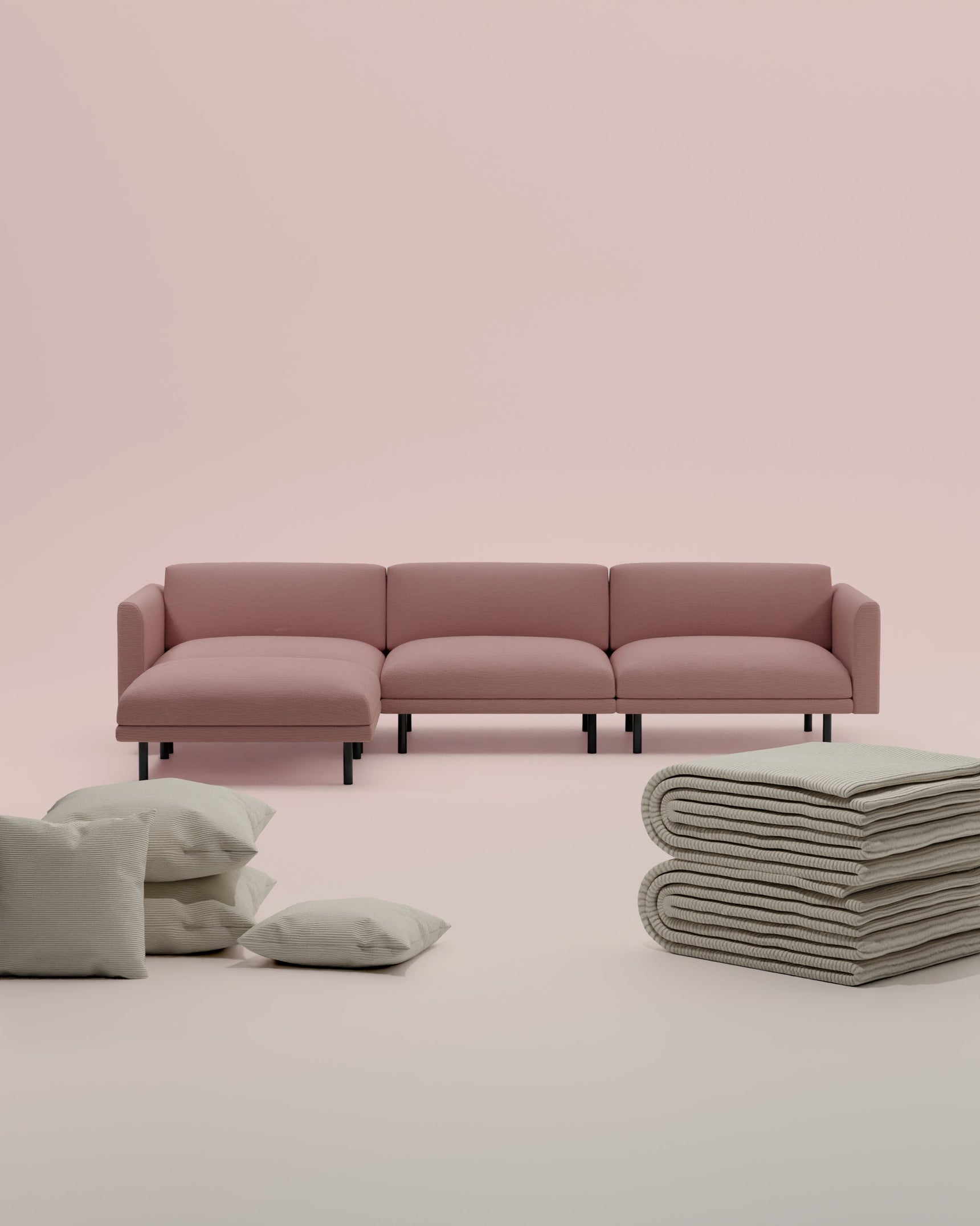 3 in 1 set Divano modulare Aera angolare