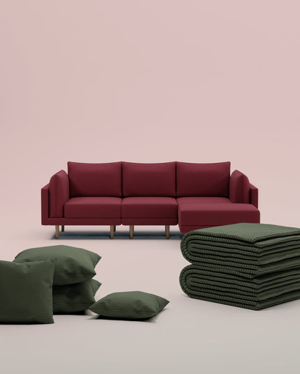 3 in 1 set Divano modulare Donna 4 posti con funzione letto