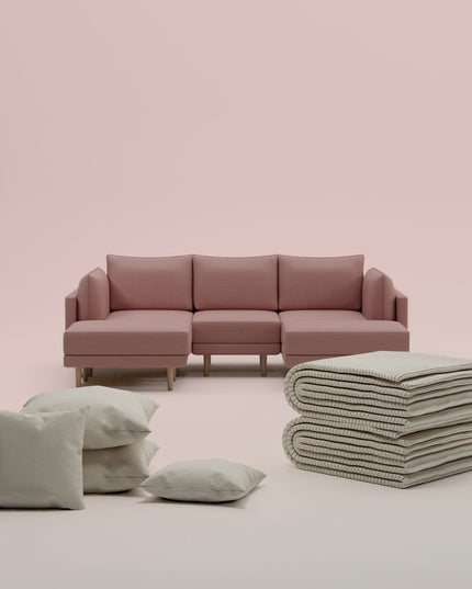 3 in 1 set Divano modulare Donna a forma di U con funzione letto