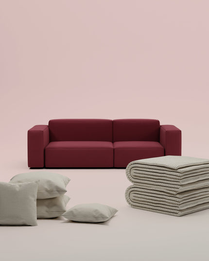 3 in 1 set Divano modulare Harvey 3 posti con funzione letto