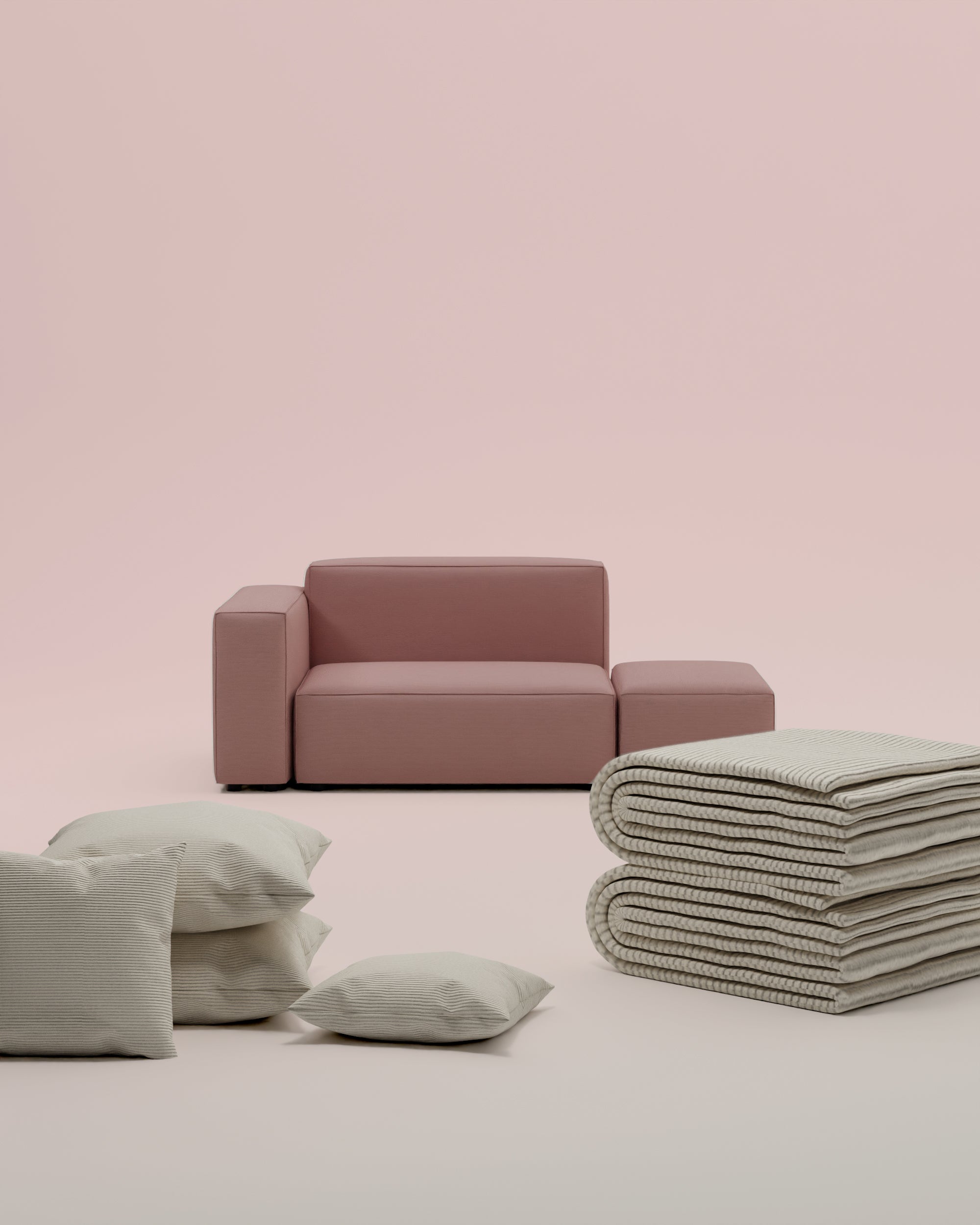 3 in 1 set Italian Harvey open 2 seater modular sofa