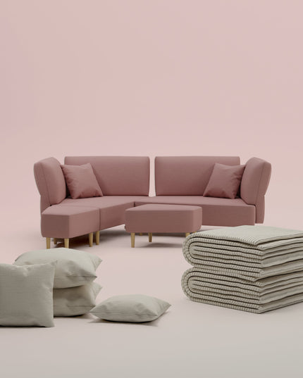 3 in 1 set Divano modulare Mike con funzione letto