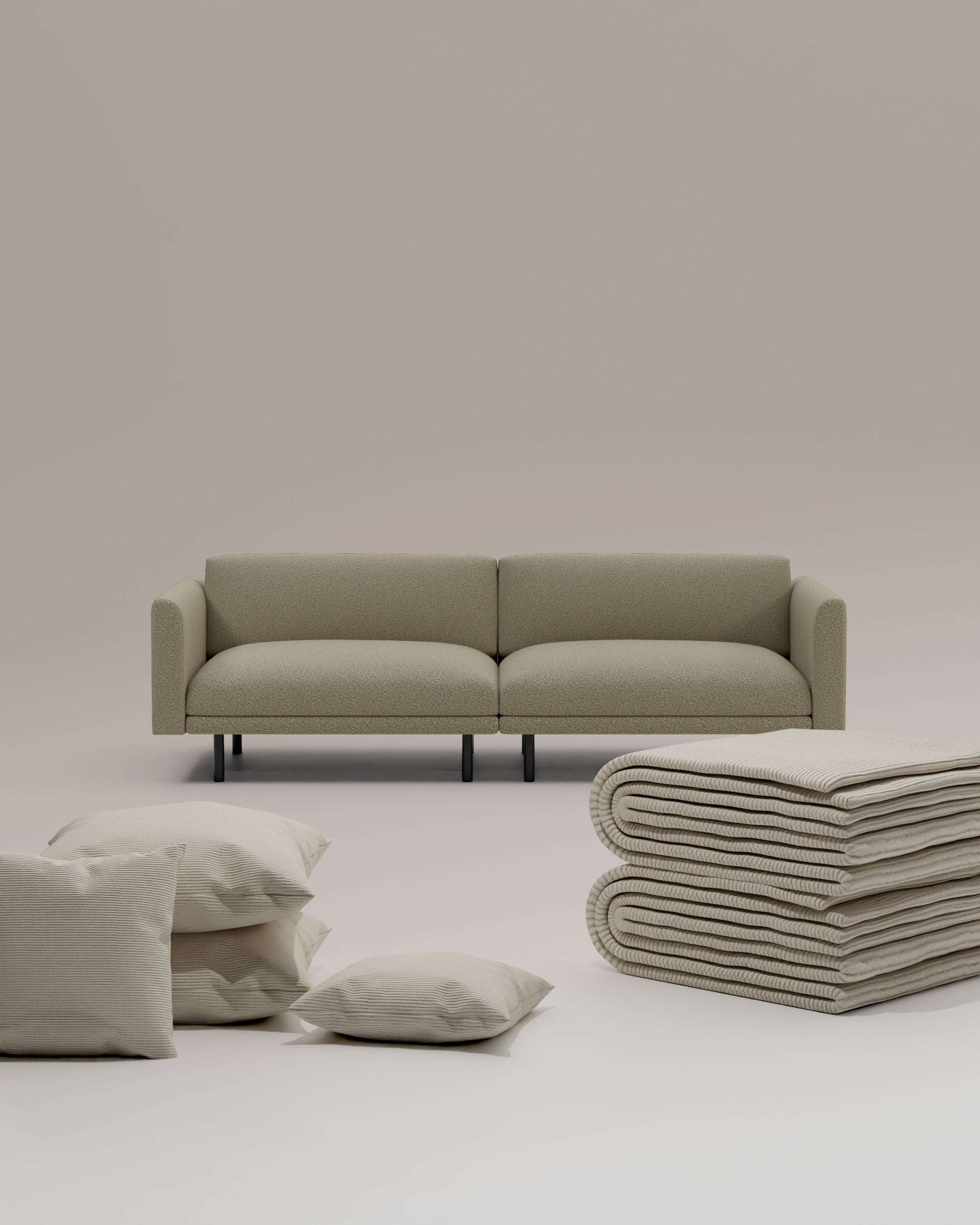 3 in 1 set Aera 2.5 seater modular sofa