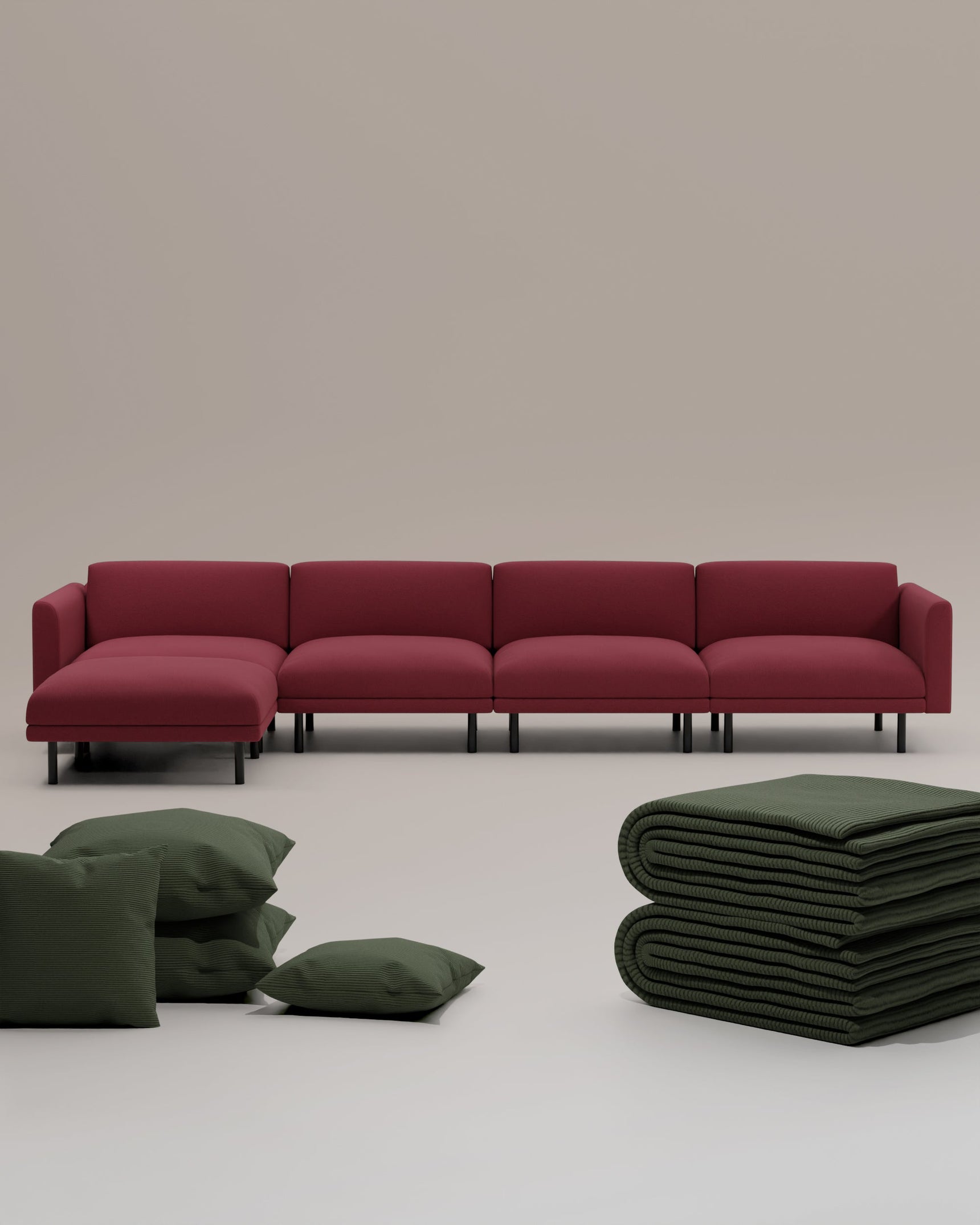 3 in 1 set Divano modulare Aera 5 posti