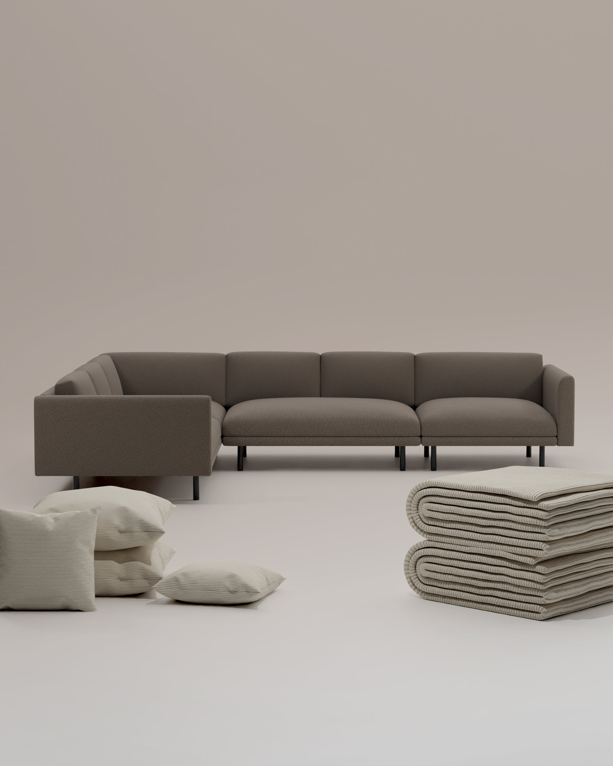 3 in 1 set Divano modulare Aera angolare XL