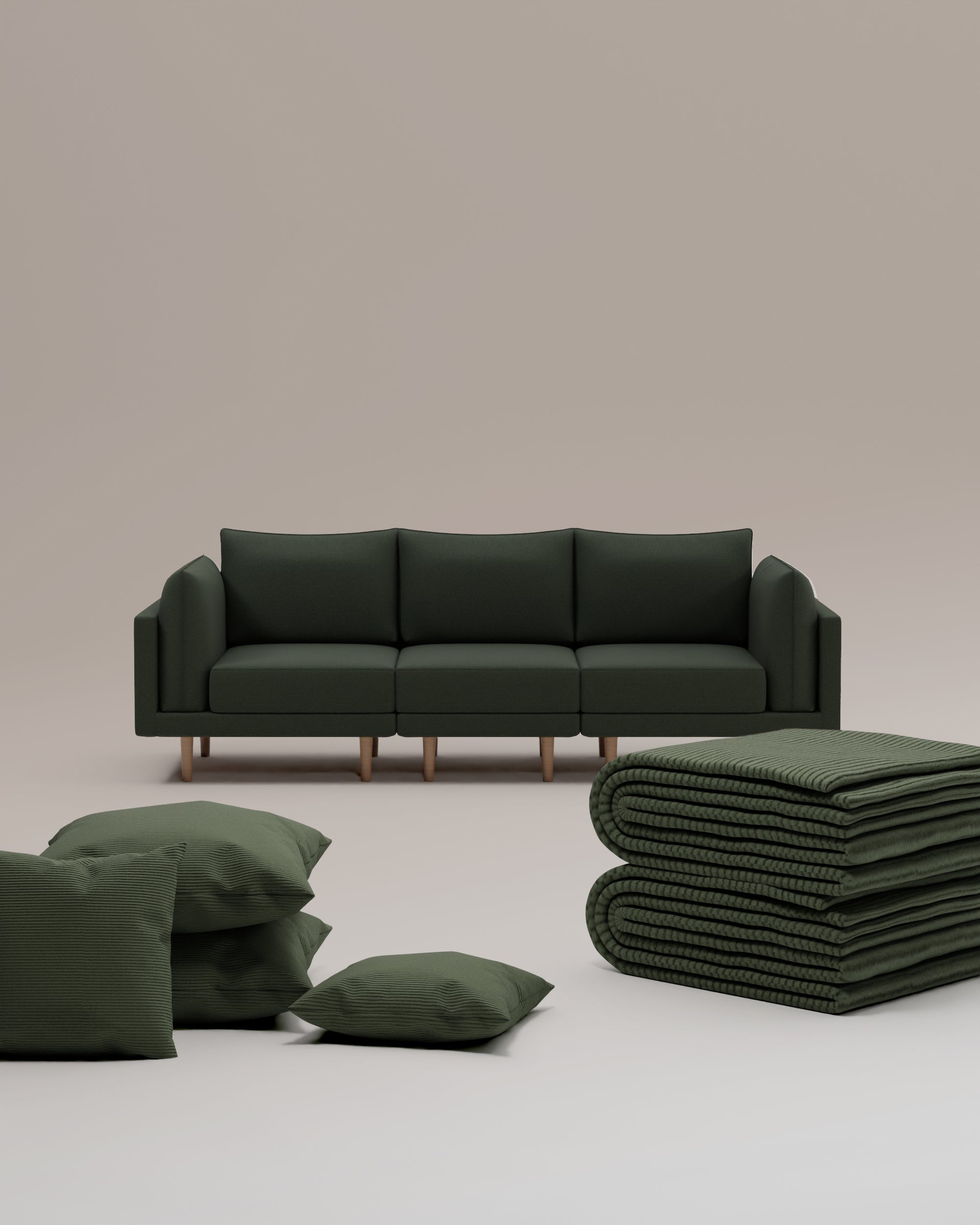 3 in 1 modular sofa set Donna 3 seater with bed function