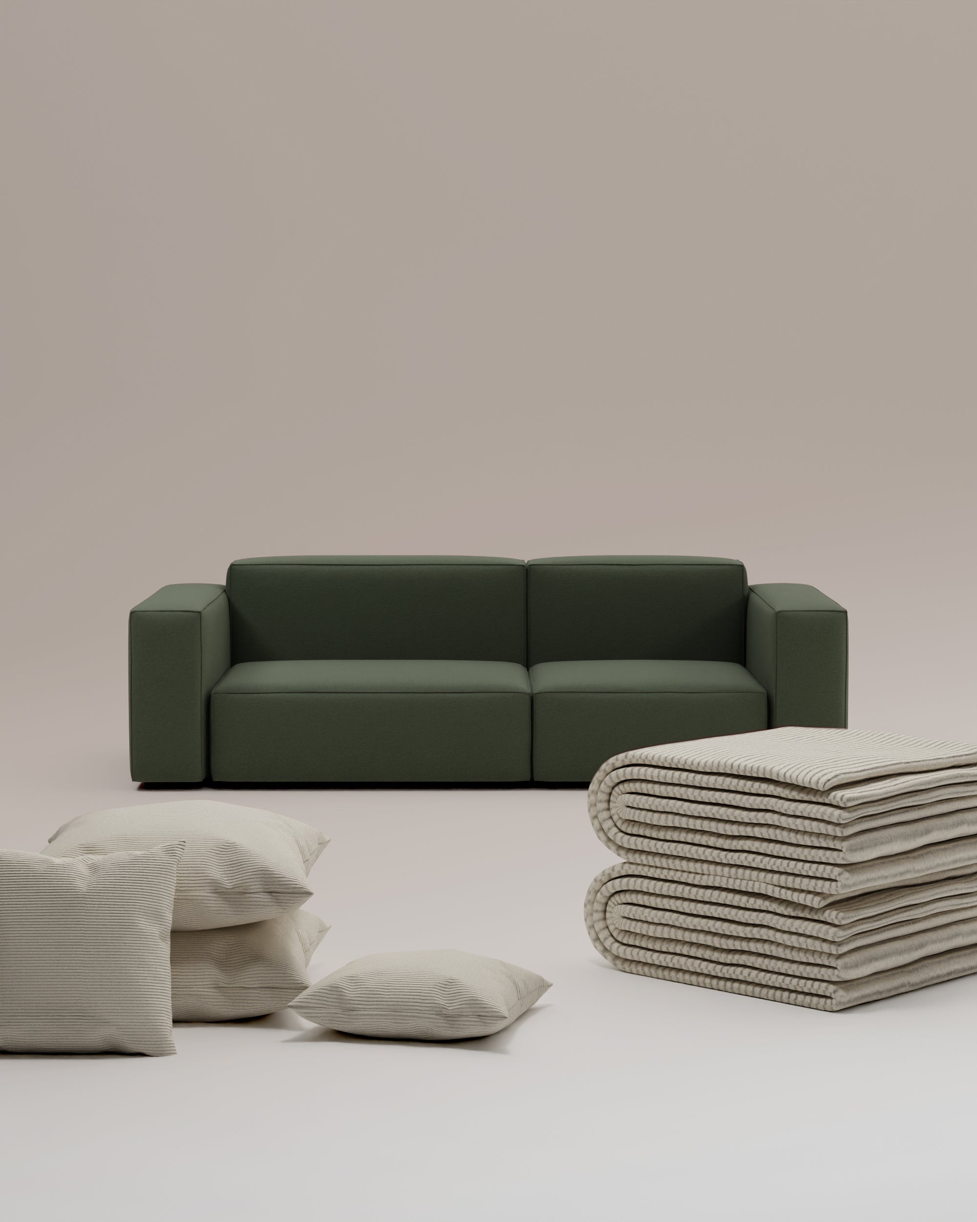 3 in 1 set Harvey 3 seater modular sofa with bed function