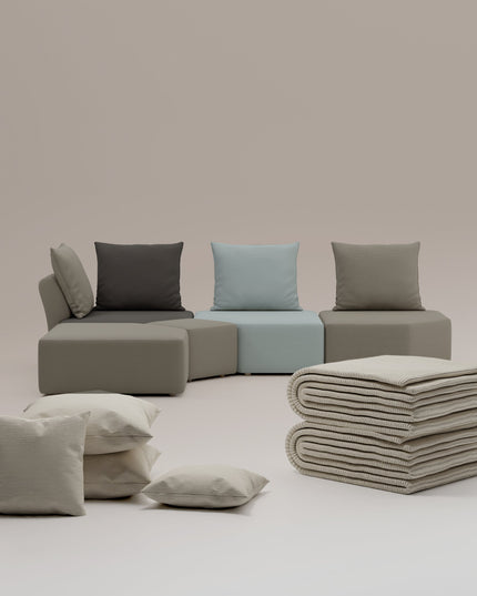 3 in 1 set Katrina modular sofa with bed function