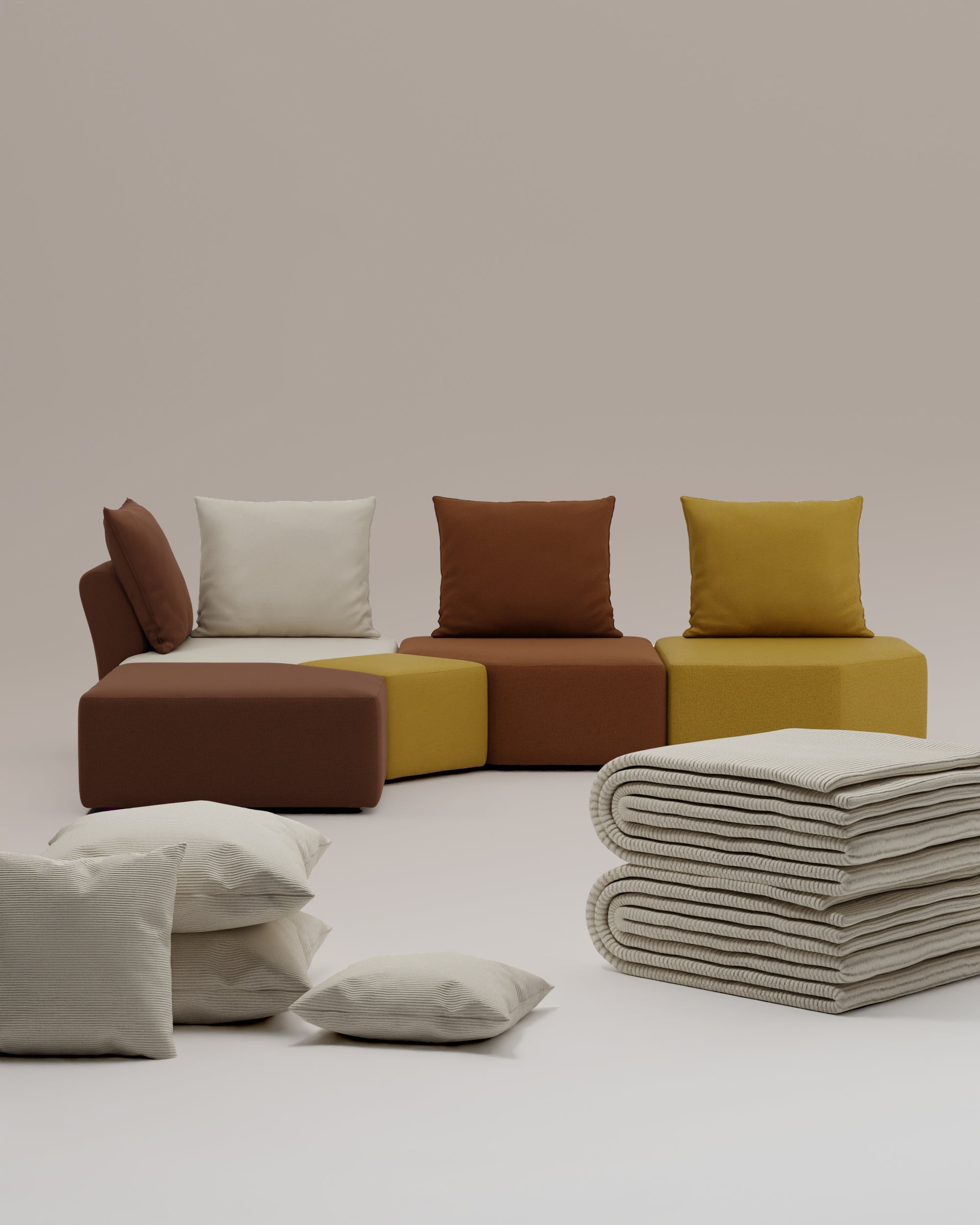3 in 1 set Amber special edition – Katrina modular sofa
