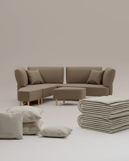 3 in 1 set Divano modulare Mike con funzione letto