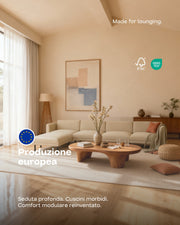 Divano modulare Aera 5 posti