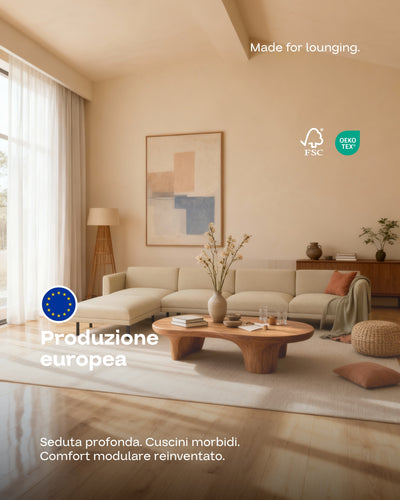 Divano modulare Aera 5 posti