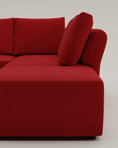 Divano ad angolo modulare Amy con funzione letto