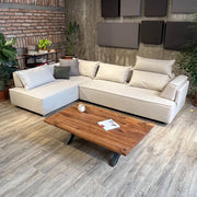 Divano modulare Louis L con funzione letto