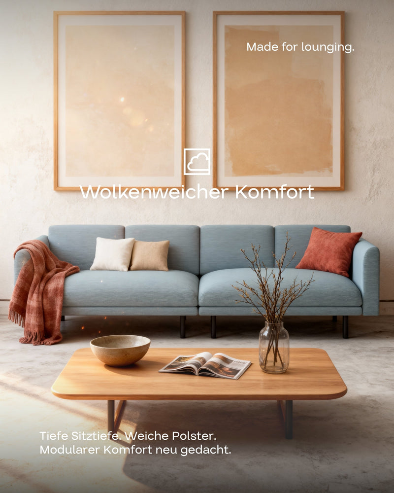 Divano modulare Aera 3 posti