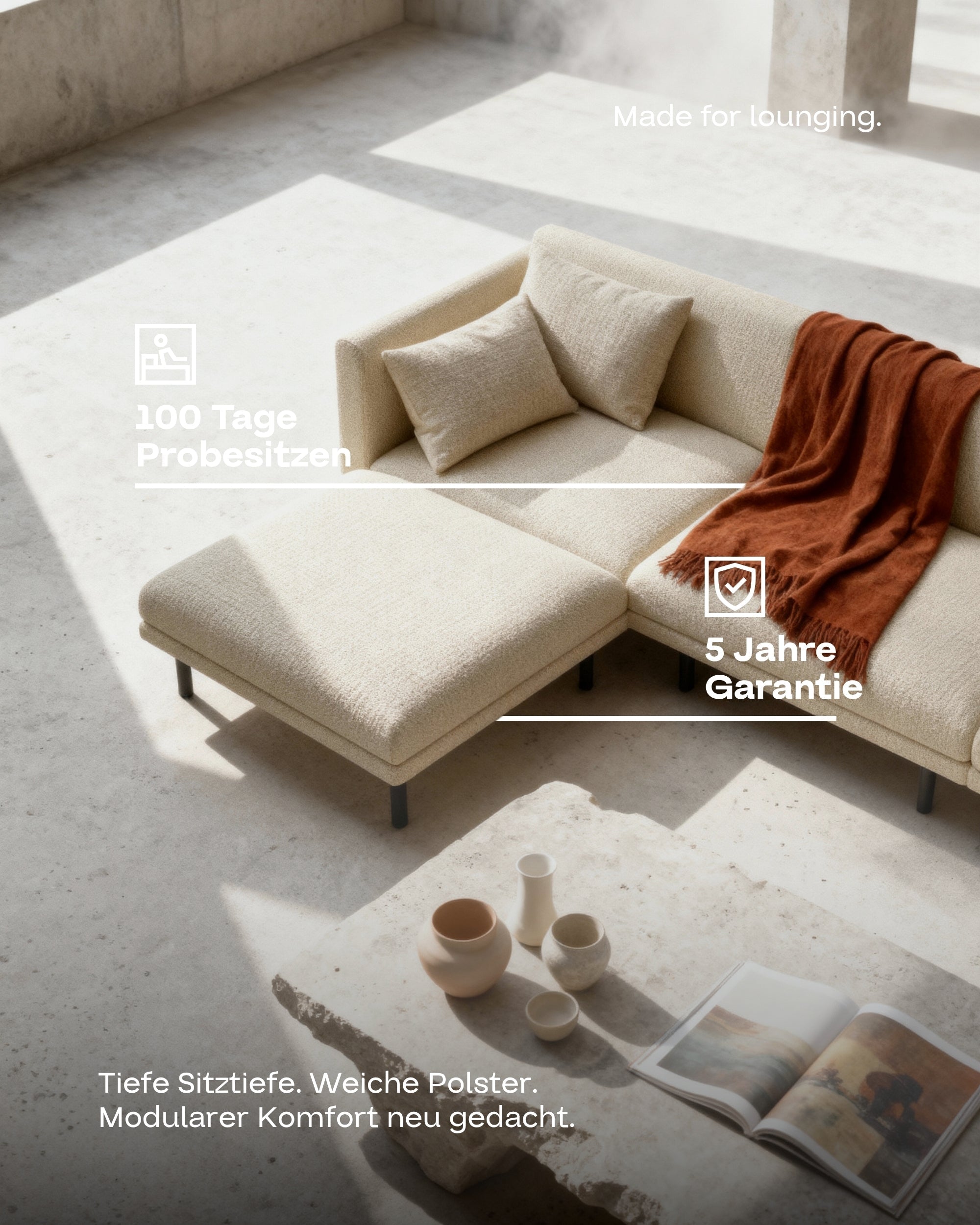 Aera modular corner sofa