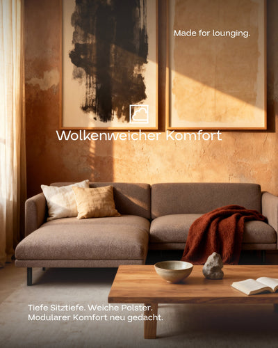 Divano modulare Aera 2.5 posti con pouf