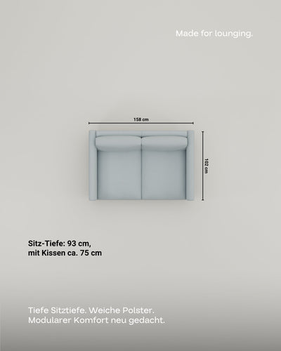 Divano modulare Aera 2 posti