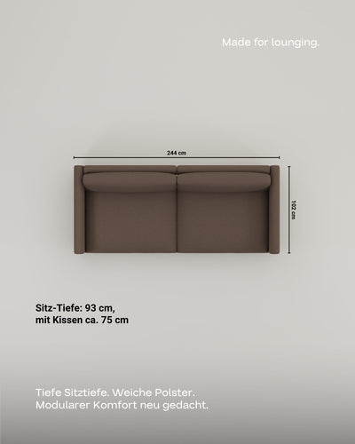 Divano modulare Aera 2.5 posti