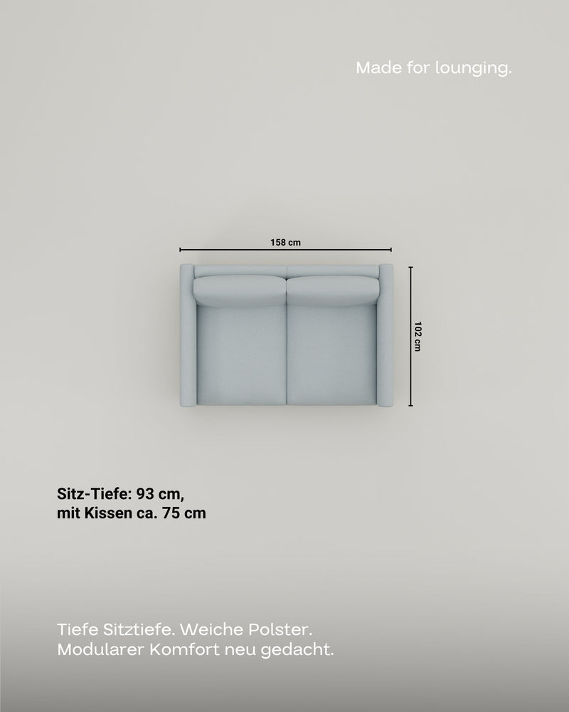 Divano modulare Aera 2 posti