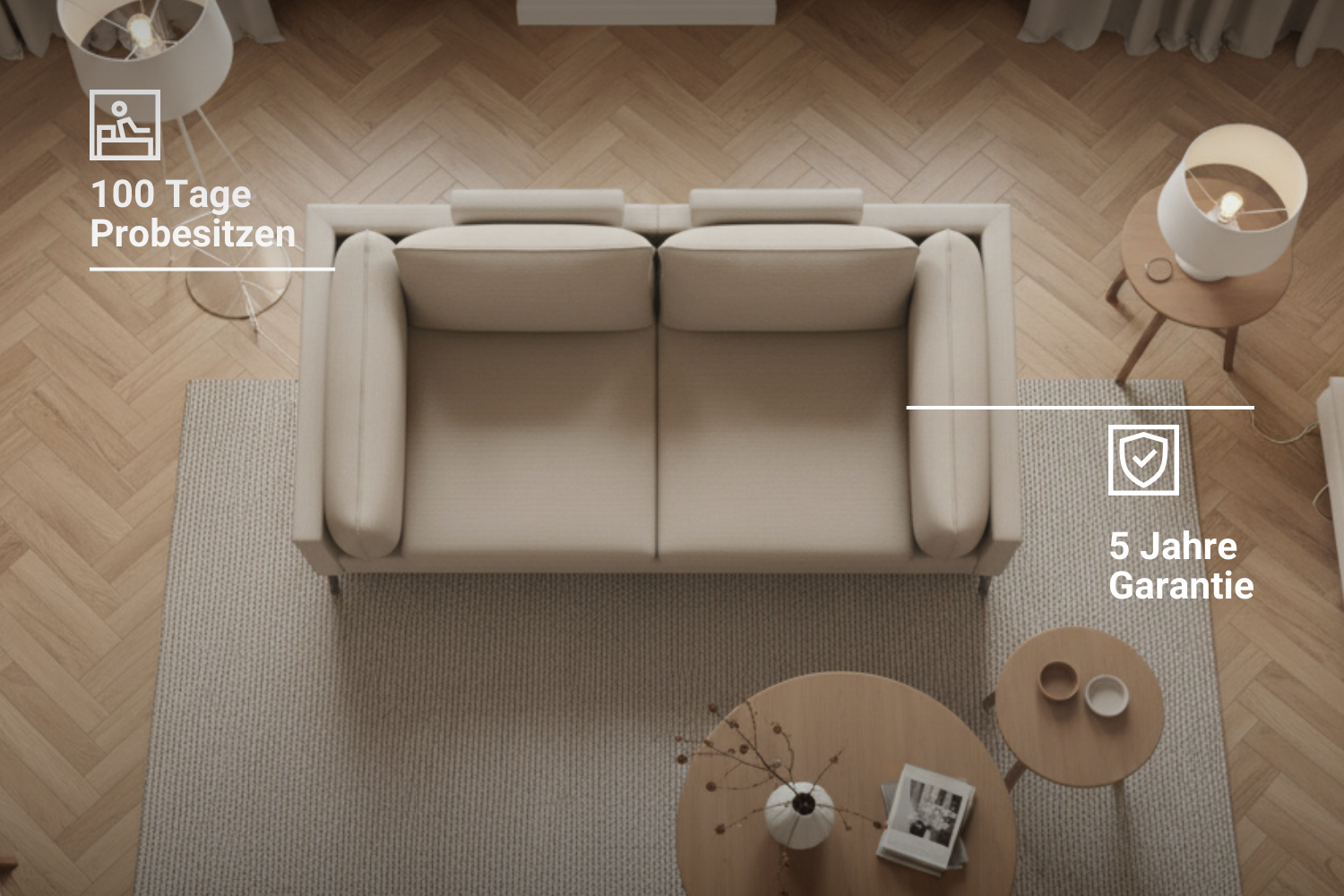 Divano modulare Donna 2 posti con funzione letto