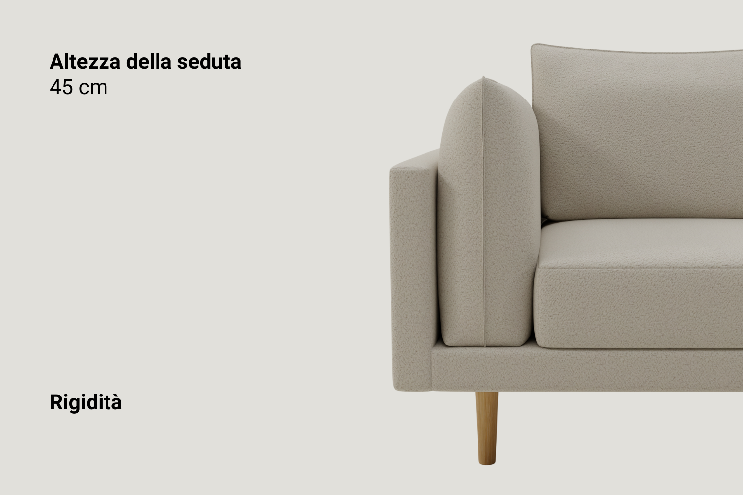 Divano modulare Donna 4 posti con funzione letto