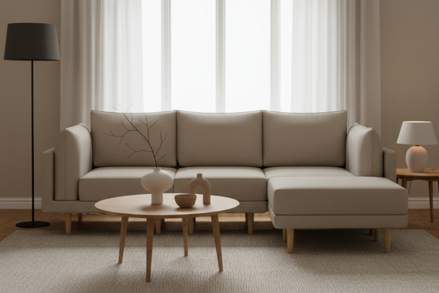 Divano modulare Donna 4 posti con funzione letto