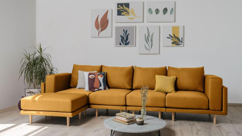 Divano componibile Donna XL con funzione letto - tessuto Nova